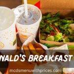 McDonald's breakfast Menu