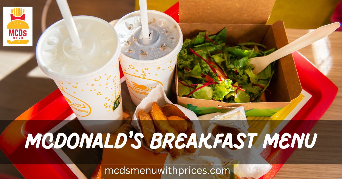 McDonald's breakfast Menu