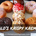 McDonald's krispy kreme Menu