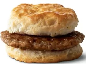 Sausage Biscuit Breakfast Sandwich