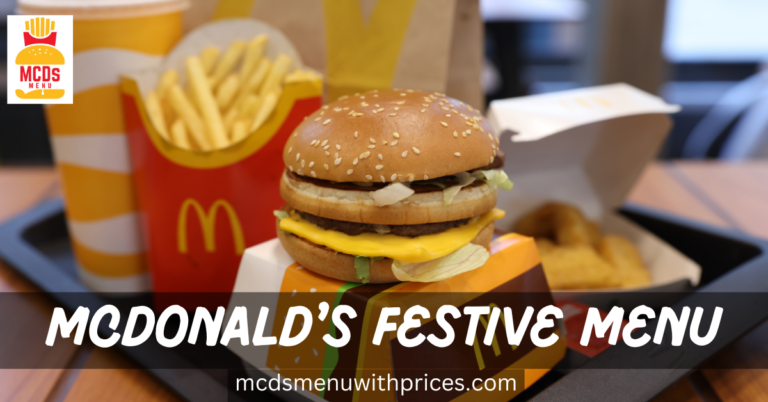 McDonald's Festive Menu