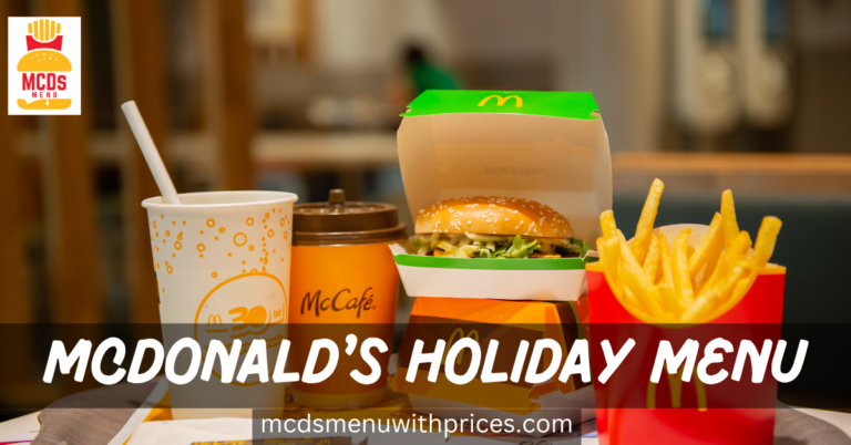 McDonald's Holiday Menu