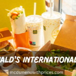 McDonald's International Menu