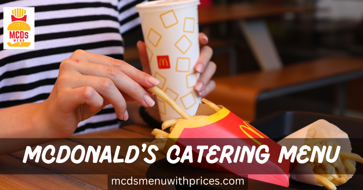 McDonald's Catering Menu