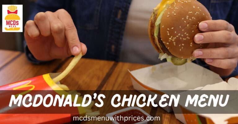 McDonald’s Chicken Menu