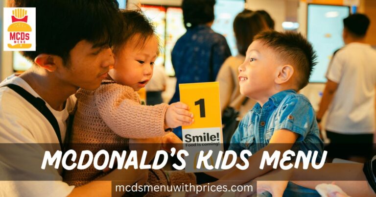 McDonald's Kids Menu